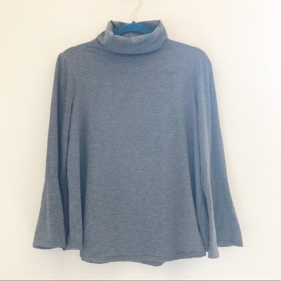 Postmark Anthro Liz Metallic Bell Sleeve Top Small - Picture 3 of 8